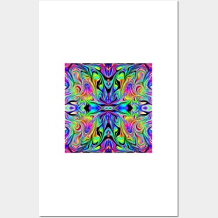 Macrodose (Psychedelic Mandala) Posters and Art